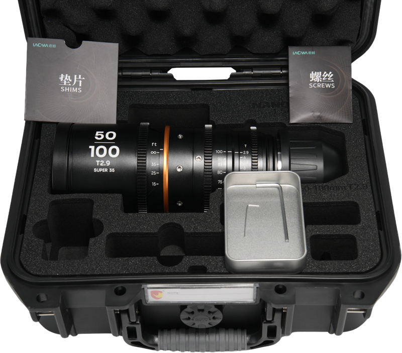 Obiectiv cinematic Laowa Nanomorph Zoom 50-100mm T2.9 1.5X S35, Amber, Montura Arri PL [4]