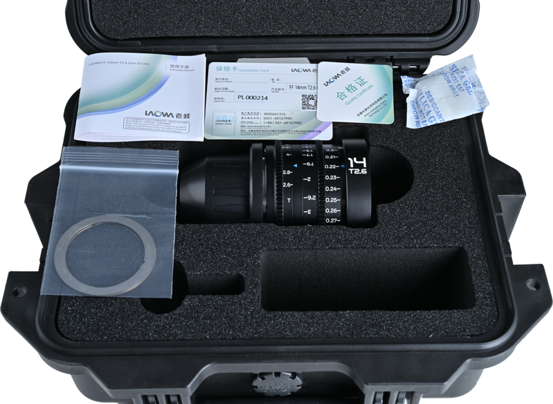 Obiectiv cinematic Laowa 14mm T2.6 Zero-D VV Cine Lens, Montura Arri PL [4]