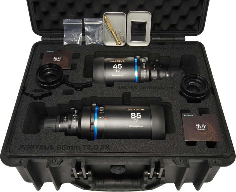Set 2 obiective Laowa Proteus 2xAnamorphic,Set B (45mm, 85mm), Blue, Montura Arri PL/Canon EF (feet) [4]