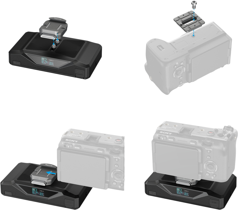 Kit baterie baza camera SmallRig 5248 CB75 [4]