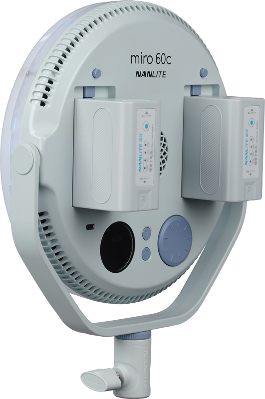 Panou LED rotund Nanlite Miro 60c, Bleu [4]
