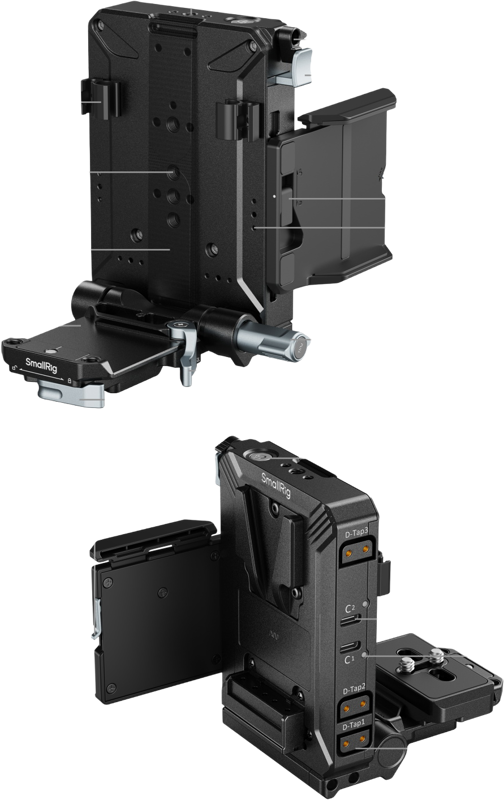 Kit adaptor montura baterie V-Mount SmallRig 5227 [4]