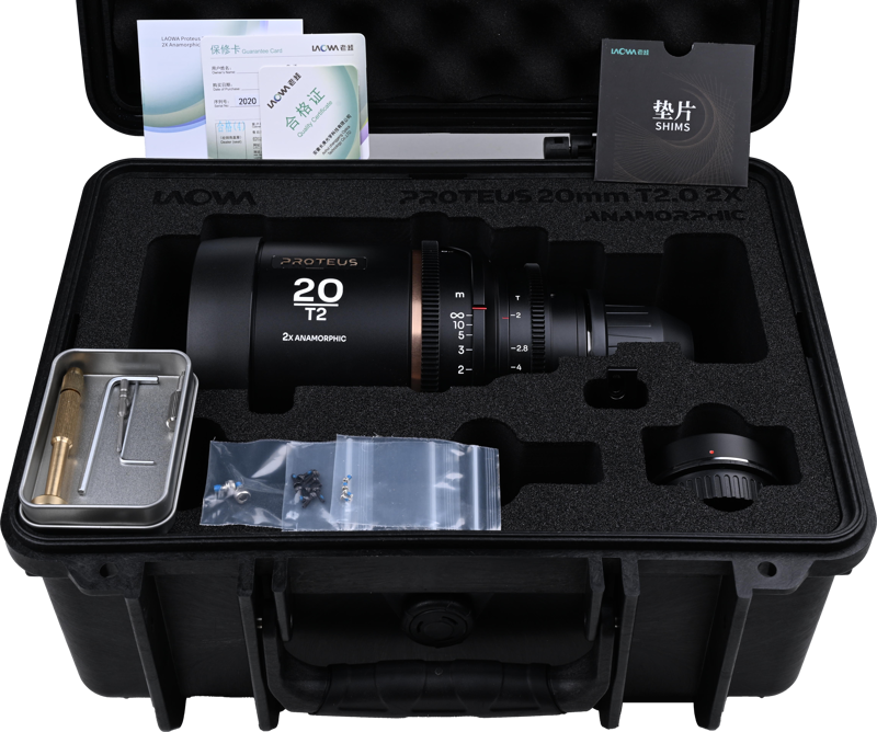 Obiectiv cinematic Laowa Proteus 2X Anamorphic 20mm T2, Amber, Montura Arri PL/ Canon EF [4]