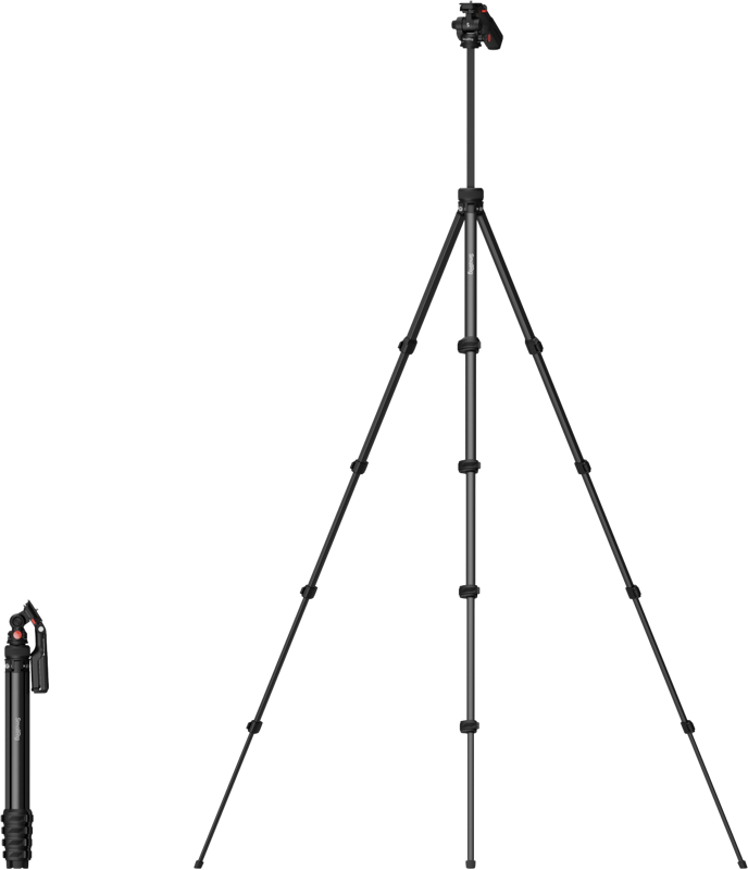Trepied video SmallRig 5473, 160 cm, pana la 3KG [4]