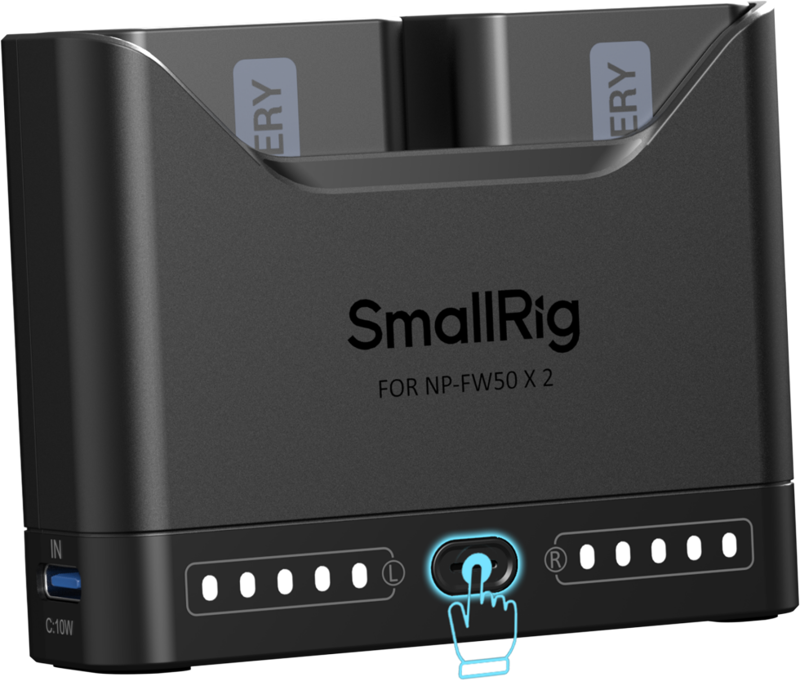 Kit 2x acumulatori + incarcator SmallRig SmallRig 5488 NP-FW50 [4]