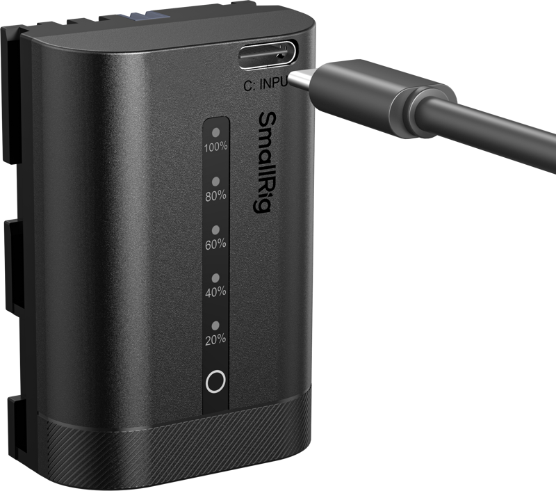 Baterie camera SmallRig 5298 USB-C cu afisaj nivel baterie pentru Canon LP-E6P [4]