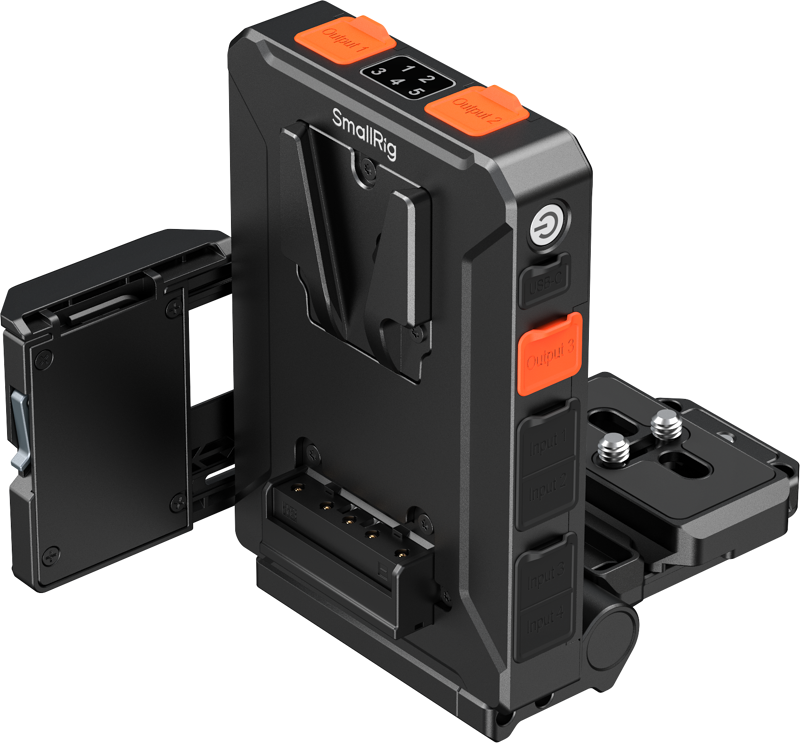 Placa adaptor inteligenta pentru baterii V-Mount SmallRig 5899, compatibila cu Arca-Swiss [4]