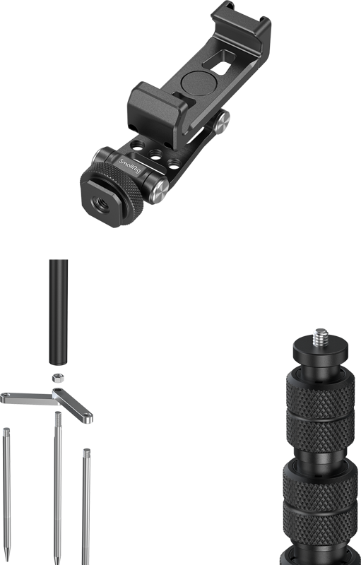 Monopod SmallRig 6528 cu tepi, support telefon, Cold Shoe [4]