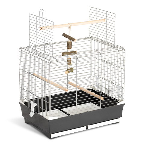 Petshop - Colivie Zincata Ivonne, 66 x 45 x 60 cm, Gri, 15270030
