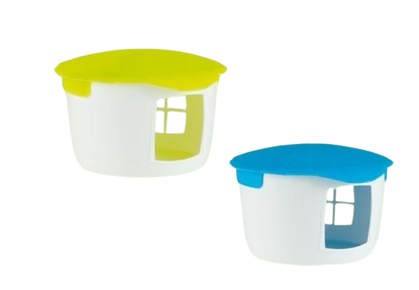 Petshop - Casuta pentru Rozatoare, Plastic, 16 x 15 x 10 cm, Diverse Culori