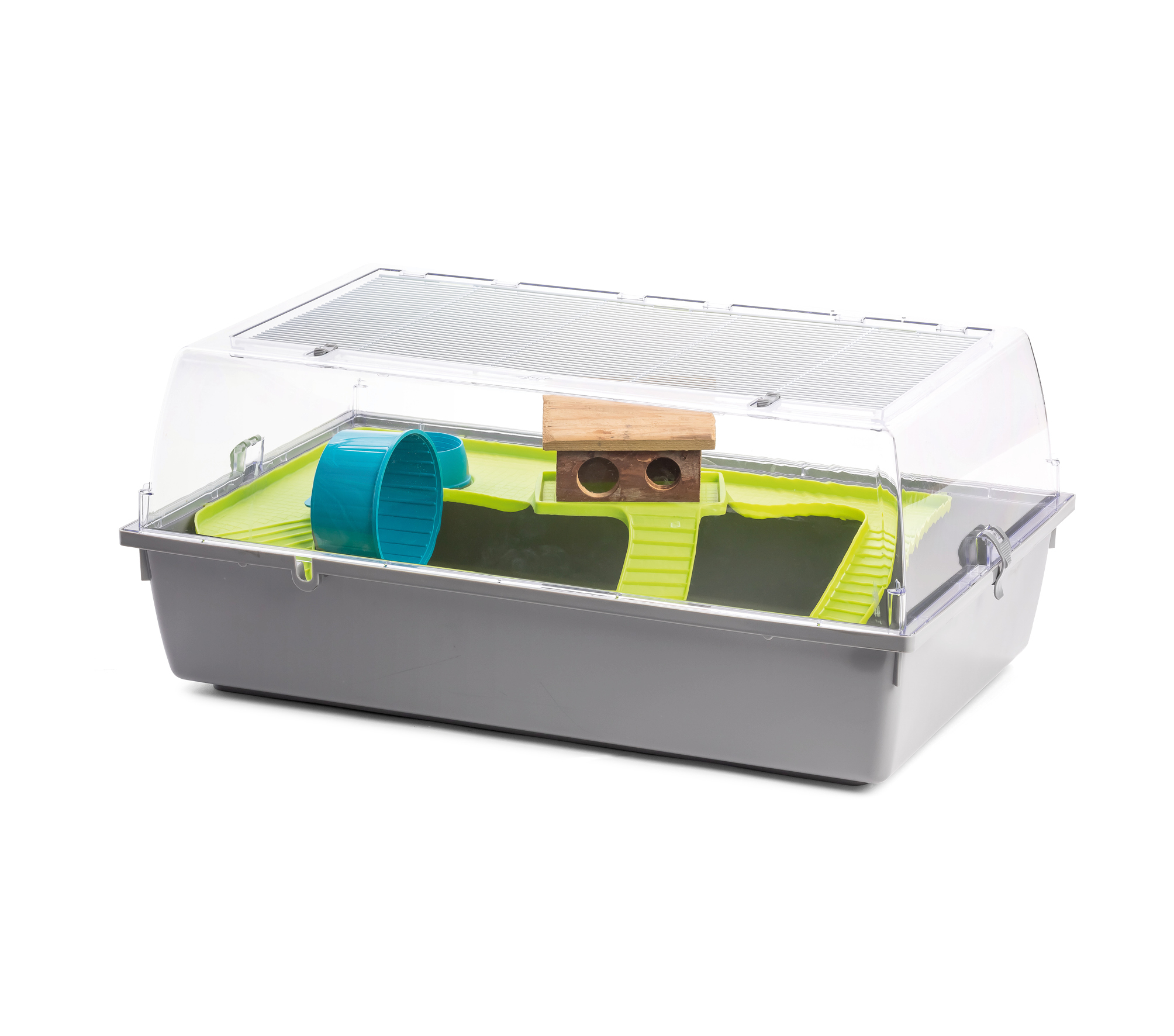 Petshop - Cusca pentru Rozatoare, Tamburino Fun, cu Capac, Plastic, 75 x 47 x 33 cm