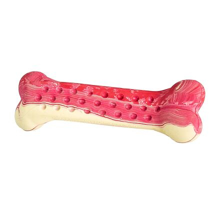 Jucarie Pentru Caini, HipHop, Dental, Os Antibacterian, Aroma Friptura De Vita, Cauciuc, 11 cm [2]
