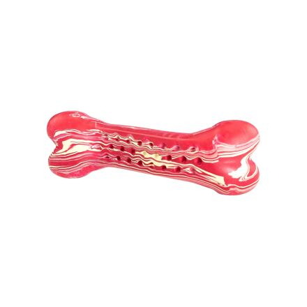 Jucarie Pentru Caini, HipHop, Dental, Os Antibacterian, Aroma Friptura De Vita, Cauciuc, 13.5 cm [2]