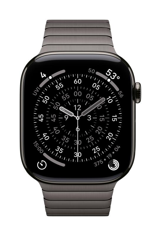 Laptop, Tablete & Telefoane - Curea pentru Apple Watch 46mm, LINK BRACELET SLATE