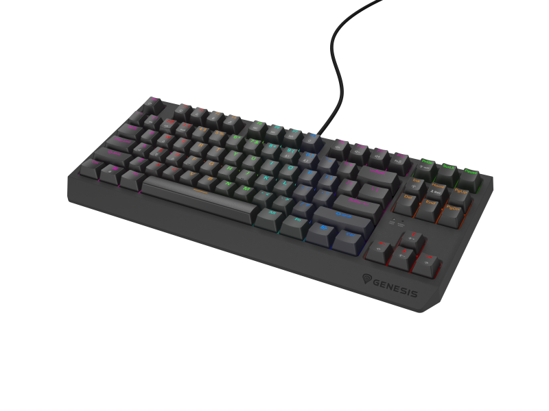 PC, Periferice & Software - Tastatura Genesis Thor 230 TKL R Negru