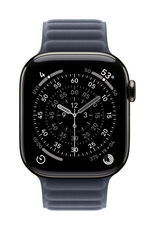 Laptop, Tablete & Telefoane - Curea pentru Apple Watch 42mm, MAGNETIC LINK NAVY M/L