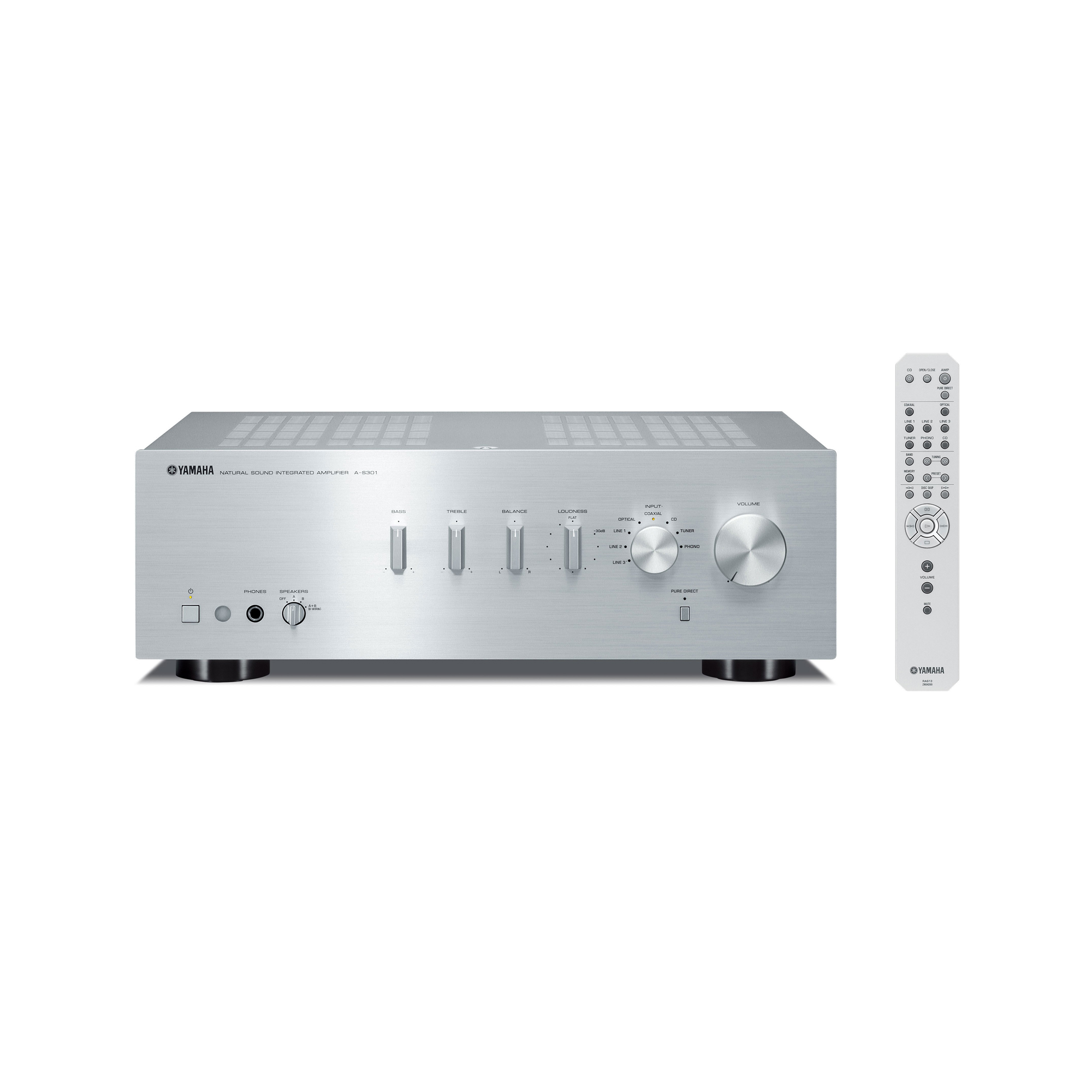 Home Audio - Amplificator Yamaha A-S301, Argintiu