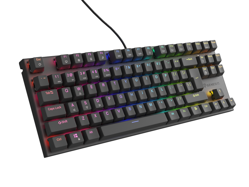 PC, Periferice & Software - Tastatura Genesis Thor 303 TKL R Negru