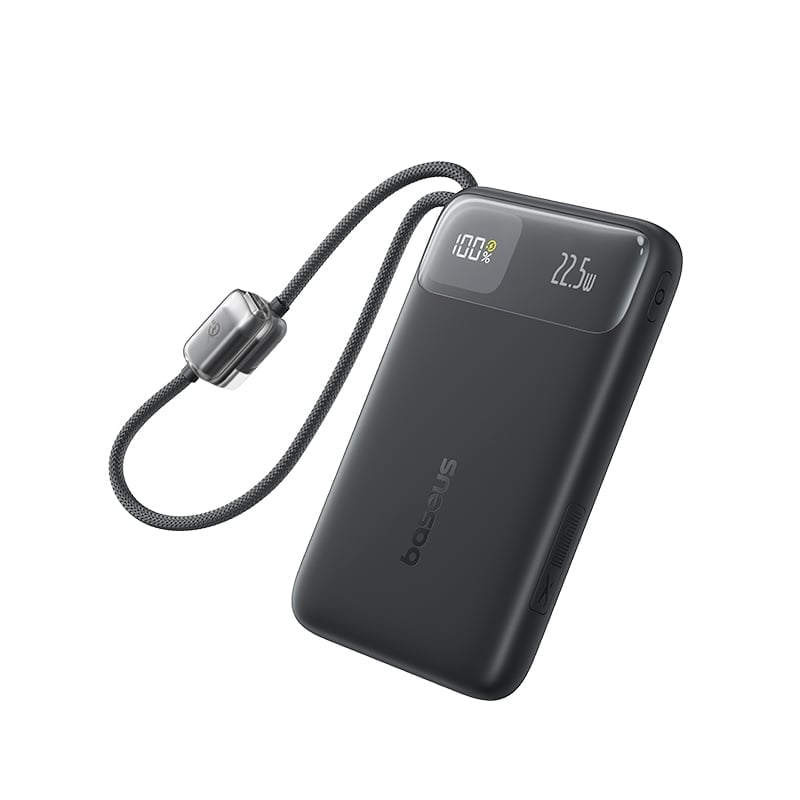 Laptop, Tablete & Telefoane - Baterie externa Baseus EnerFill FC11 Digital Display 10000mAh 22.5W Negru