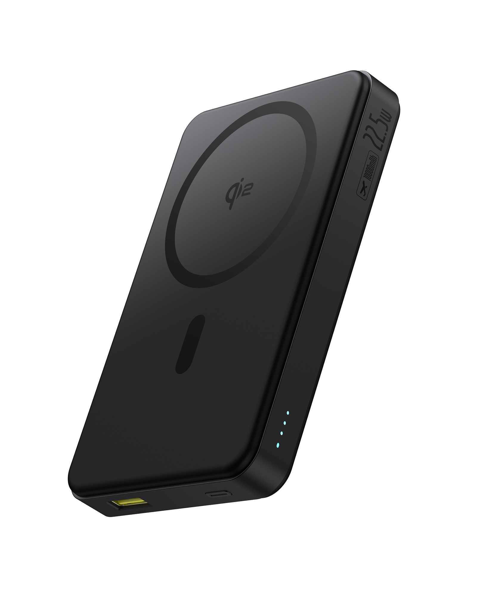 Laptop, Tablete & Telefoane - Baterie externa Baseus Airpow Qi2 Magnetic 10000mAh 22.5W Negru