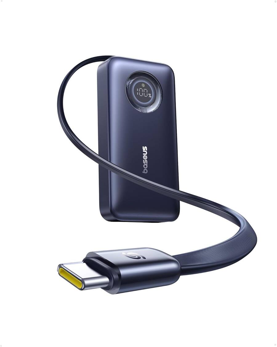 Laptop, Tablete & Telefoane - Baterie externa Baseus EnerCore CR11 10000mAh 45W USB-C Negru