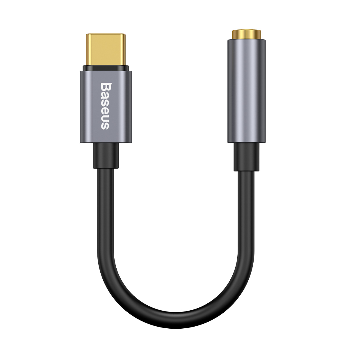 Laptop, Tablete & Telefoane - Adaptor audio Baseus USB-C la 3.5mm L54 gri