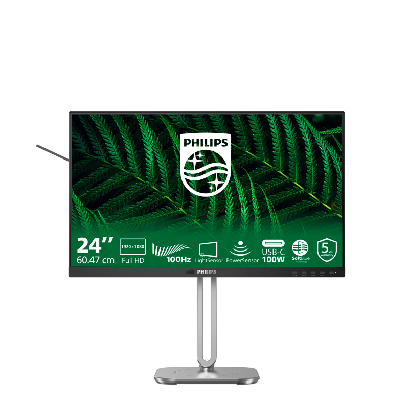 PC, Periferice & Software - MONITOR 24" PHILIPS 24B2G5301/00