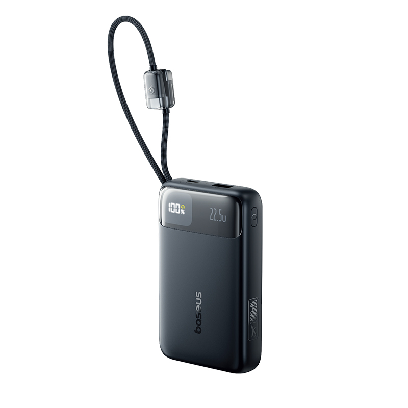 Laptop, Tablete & Telefoane - Baterie externa Baseus EnerFill FC11 Display 1x USB-A 20000mAh Negru
