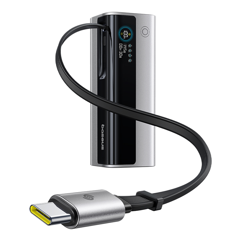 Laptop, Tablete & Telefoane - Baterie externa Baseus EnerGeek GR11 20000mAh 2xUSB-C 1xUSB-A 145W Argintiu