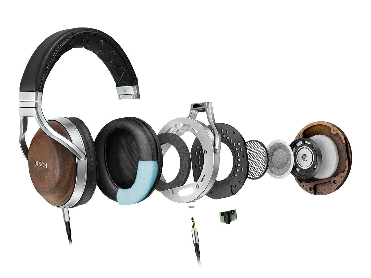 Denon Over-Ear AH-D7200 Brown Casti Premium [6]