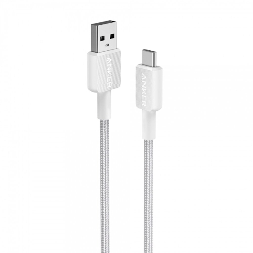 Laptop, Tablete & Telefoane - Cablu Anker 322 USB-A USB-C 0.91m, Alb