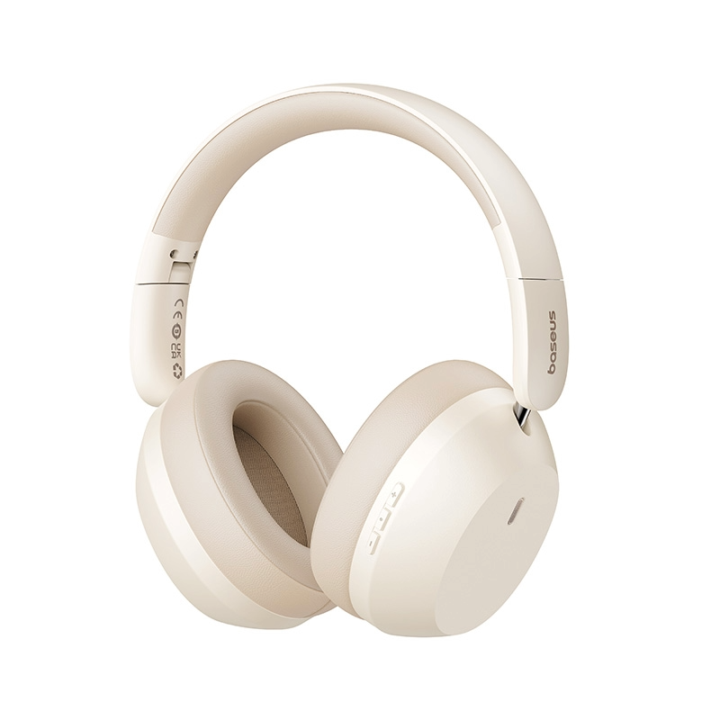 TV, Audio-Video & Foto - Casti Over-Ear Baseus Bass 35 Max, Alb