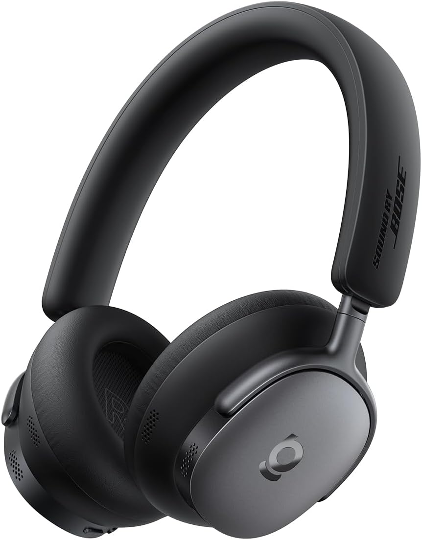 TV, Audio-Video & Foto - Casti Over-Ear Baseus Inspire XH1 Sound by Bose Noise-Cancelling Dolby Audio & Hi-Res Negru