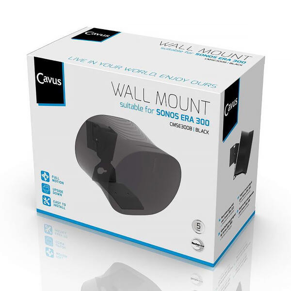 Suport de perete Cavus pentru Sonos ERA 300 Black Audio Video Black Premium [4]