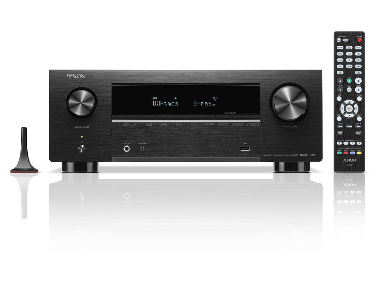 Receivere AV - Denon Receiver AV AVR-X2800H DAB Black Receiver AV Black Premium