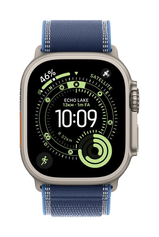Laptop, Tablete & Telefoane - Curea pentru Apple Watch 49mm, TRAIL BLUE BK TITAN M/L
