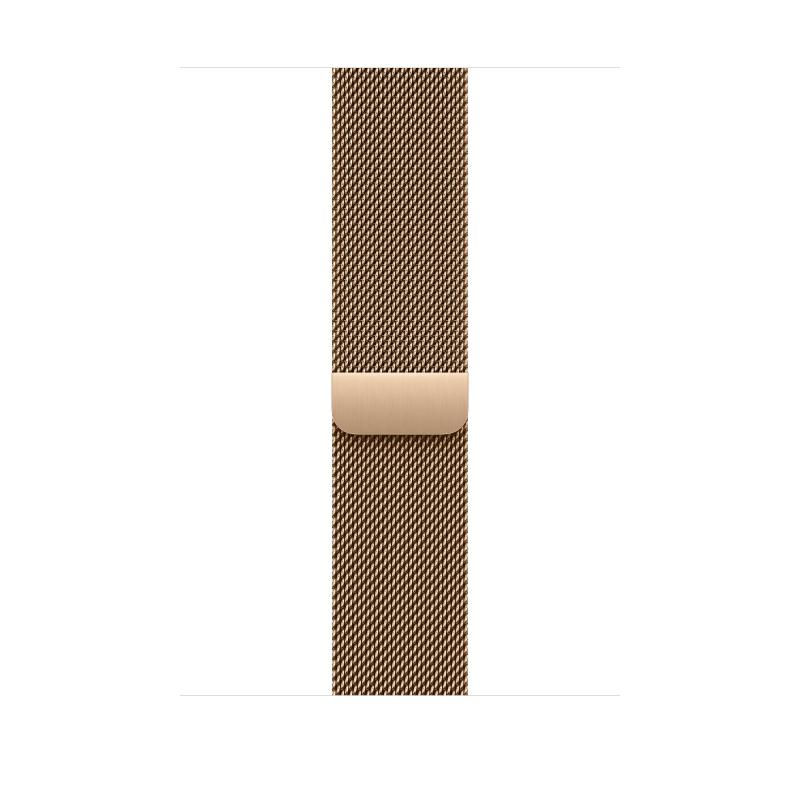 Laptop, Tablete & Telefoane - Curea pentru Apple Watch 46mm, MILANESE GOLD M/L