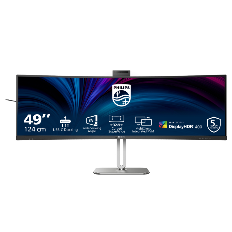 PC, Periferice & Software - MONITOR 48.8" PH 49B2U5900CH CU WEBCAM