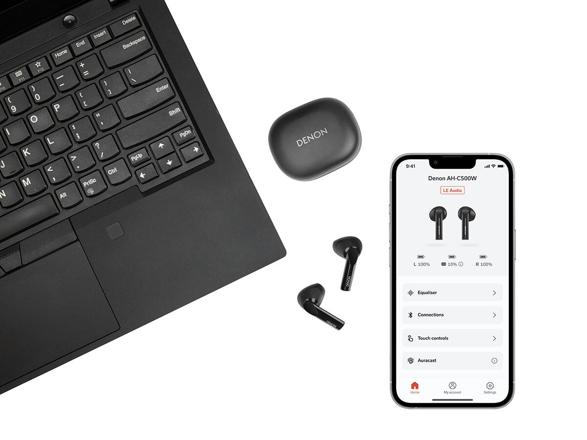 Casti In-Ear Denon AH-C500W, Black [5]