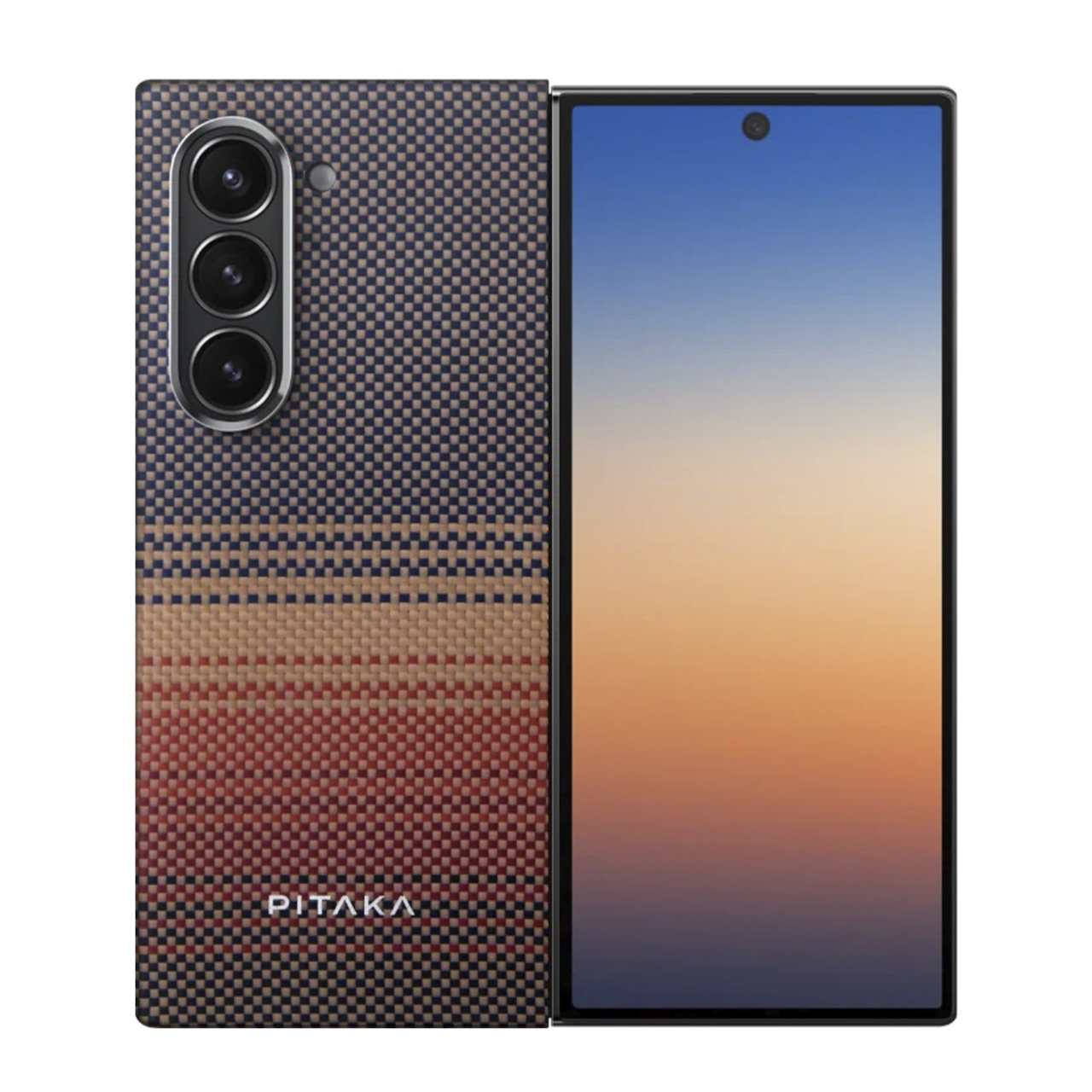 Laptop, Tablete & Telefoane - Husa de protectie Pitaka MagEZ 5 600D Sunset Ultra Slim Samsung Galaxy Z Fold 6, Sunset