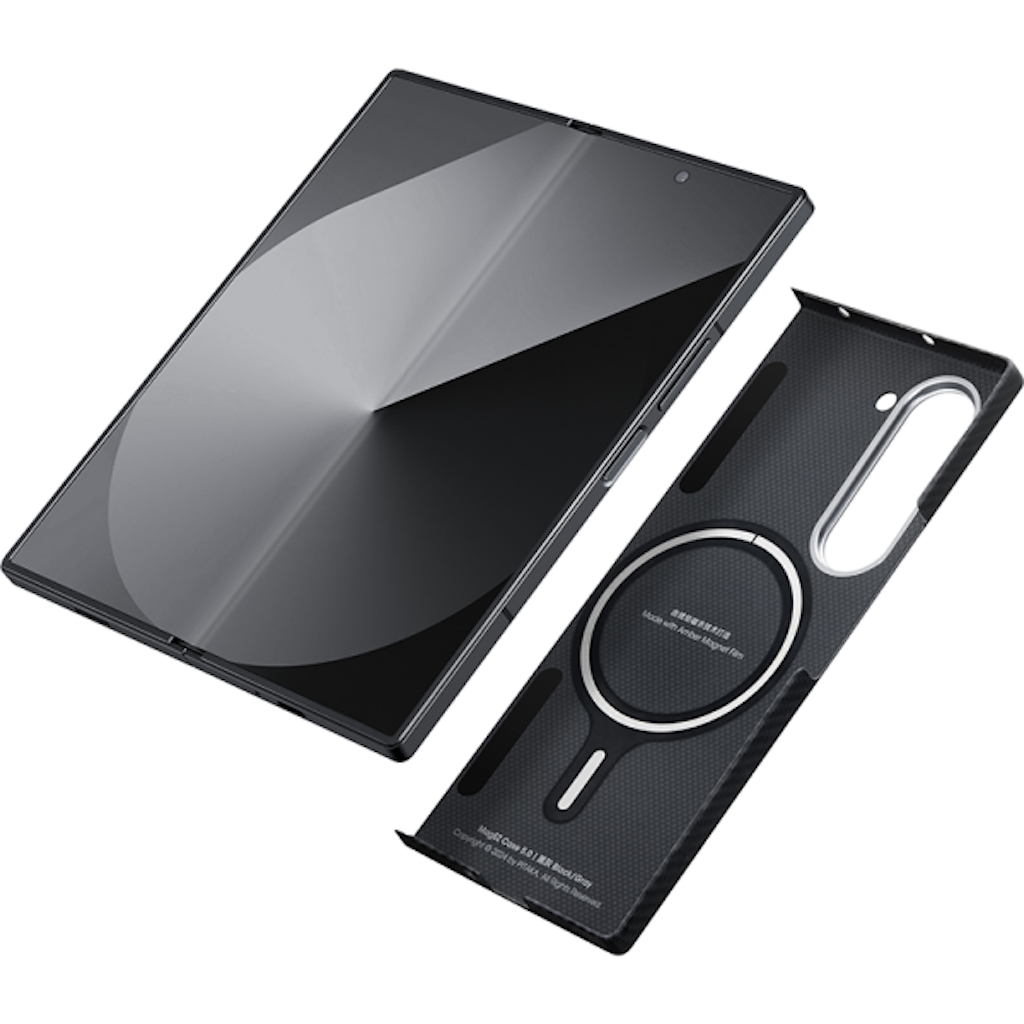 Laptop, Tablete & Telefoane - Husa de protectie Pitaka MagEZ 5 600D Ultra Slim Samsung Galaxy Z Fold 6, Negru/Gri