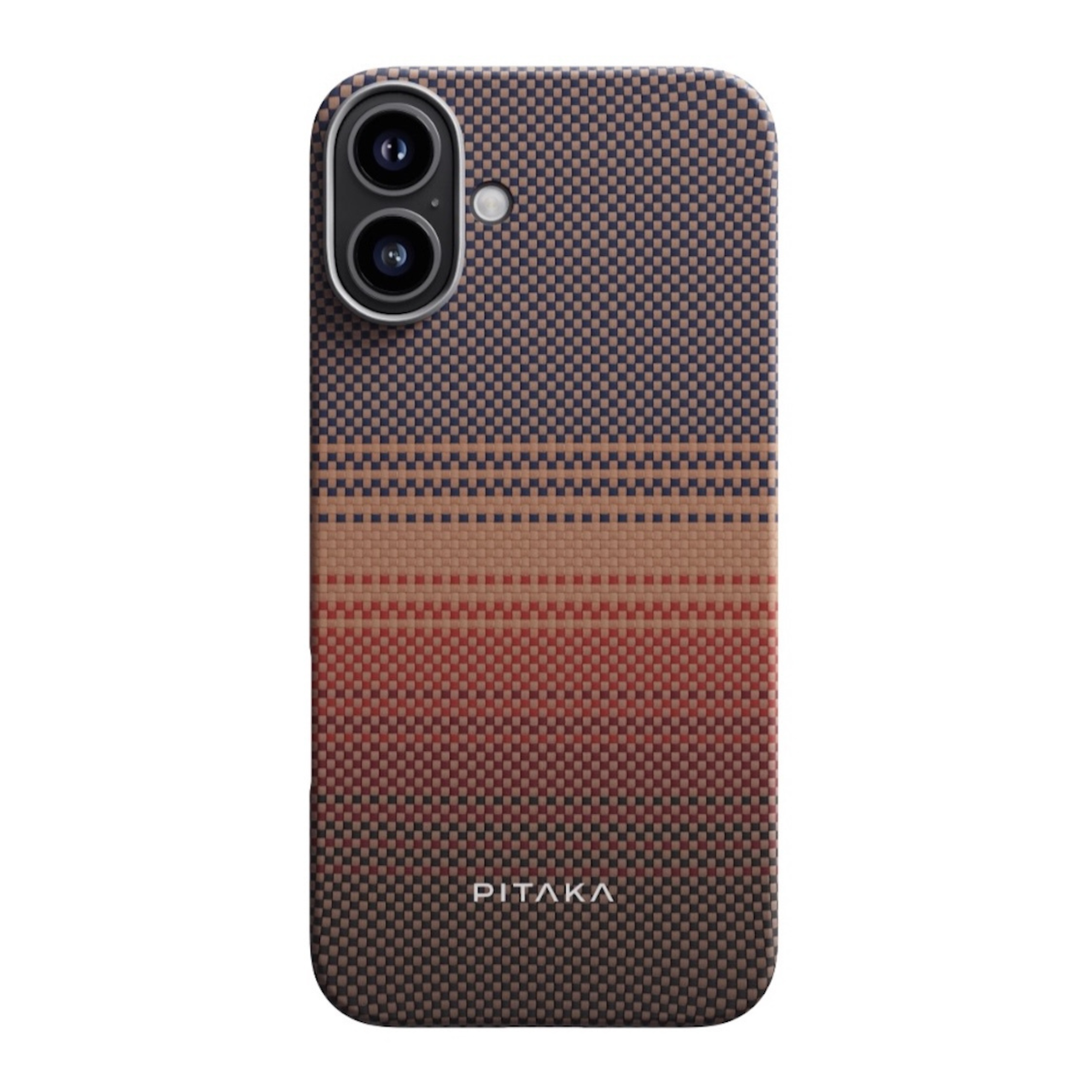 Laptop, Tablete & Telefoane - Husa de protectie Pitaka Tactile Woven Aramida Magsafe pentru iPhone 16, Sunset