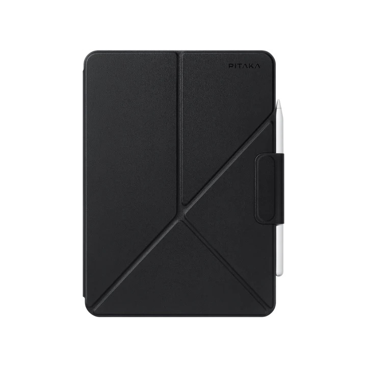 Laptop, Tablete & Telefoane - Husa de protectie Pitaka iPad Pro 11 2024 MagEZ Folio 2, Negru/Gri