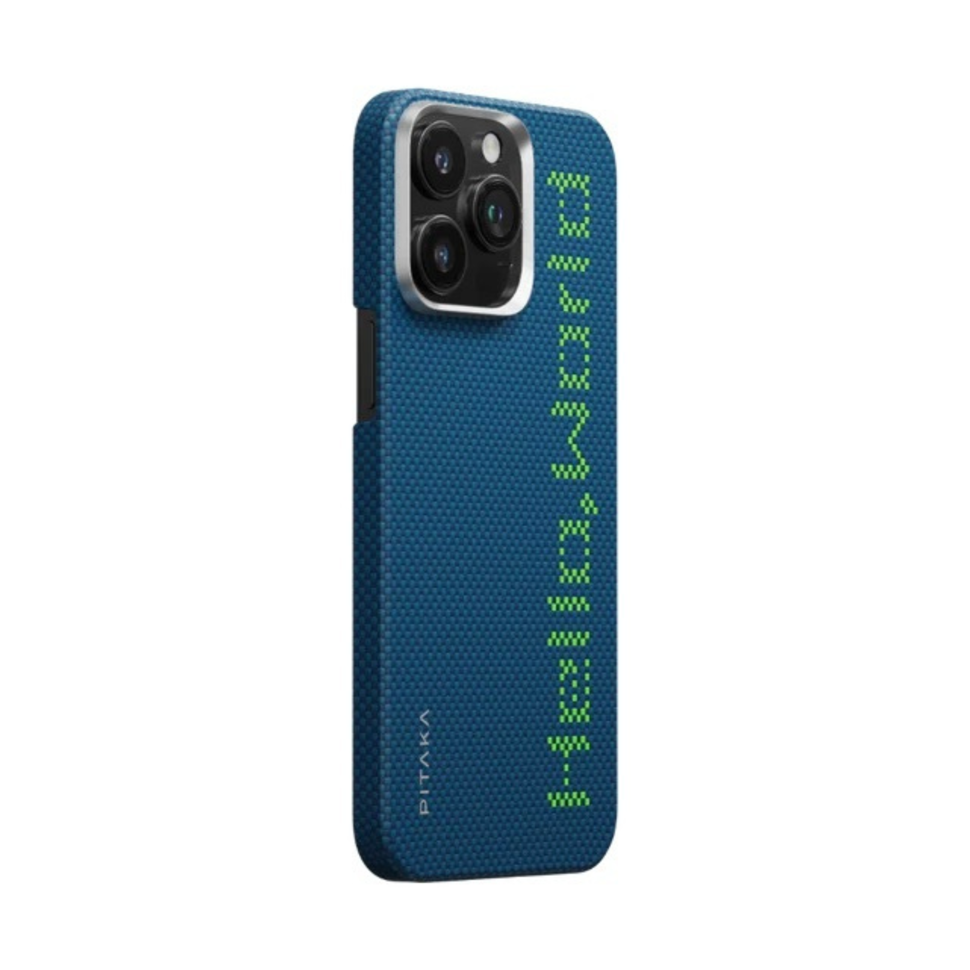 Accesorii telefoane mobile - Husa Pitaka iPhone 16 Pro Max MagEZ Tacticle Woven MagSafe Hello World