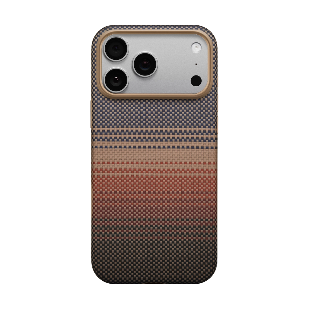 Accesorii telefoane mobile - Husa Pitaka iPhone 17 Pro Aramid UltraGuard, Sunset