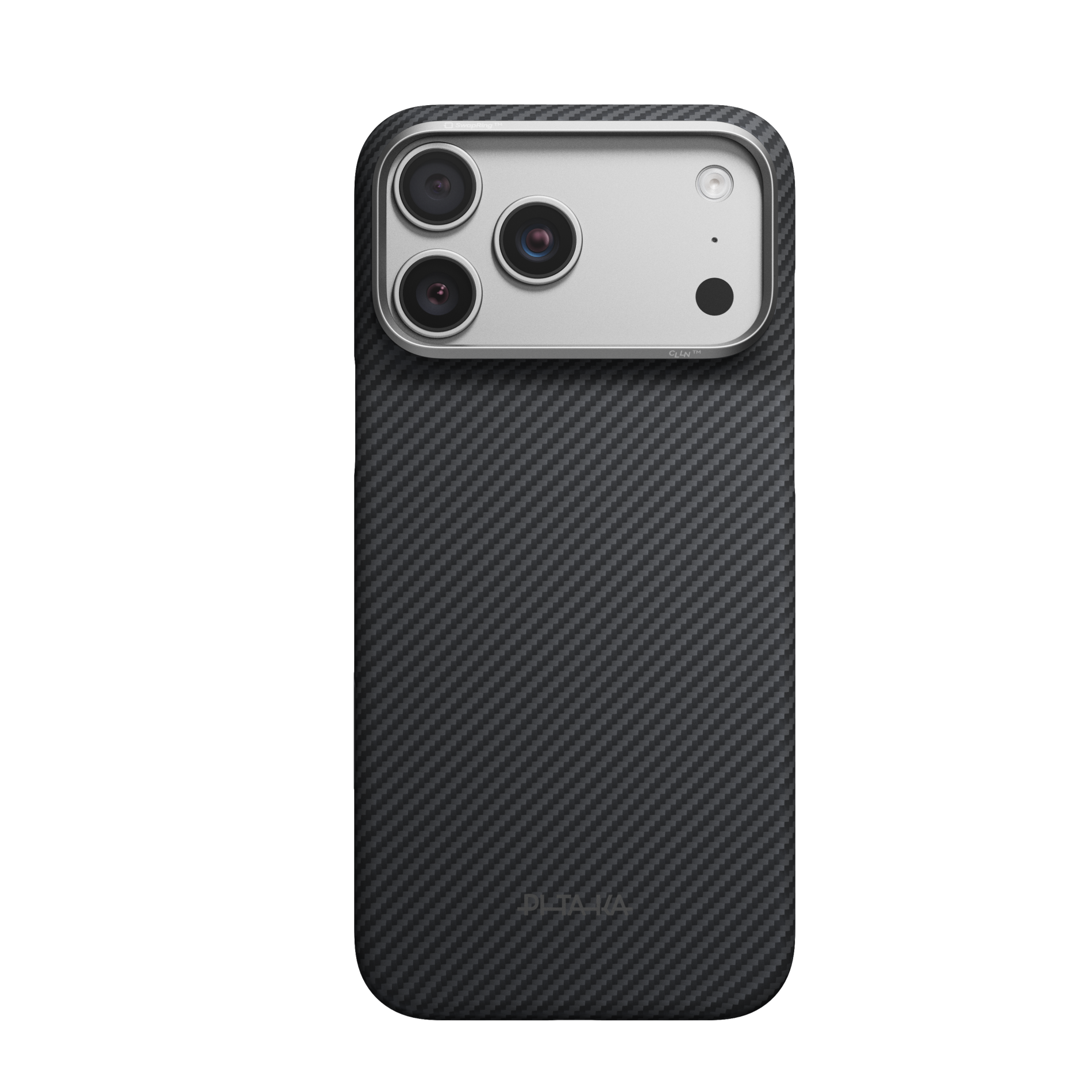 Laptop, Tablete & Telefoane - Husa Pitaka pentru iPhone 18 Pro Max, Edge Case, PitaTap™, Negru/Gri