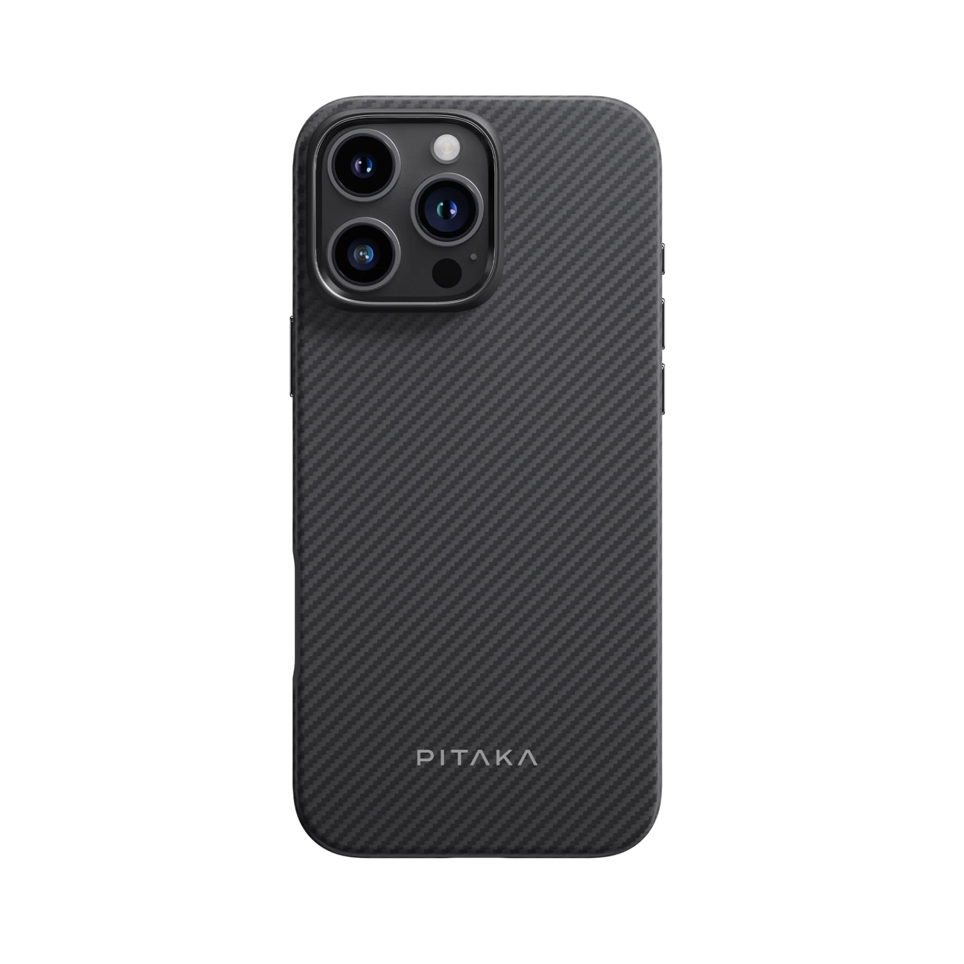 Laptop, Tablete & Telefoane - Husa Pitaka Military Grade compatibila cu iPhone 16 Pro Max, Negru/Gri