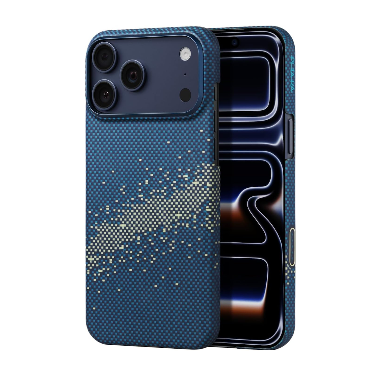 Laptop, Tablete & Telefoane - Husa Pitaka StarPeak pentru iPhone 17 Pro Max, MagEz 7, Ultra-Slim, Milky Way Galaxy