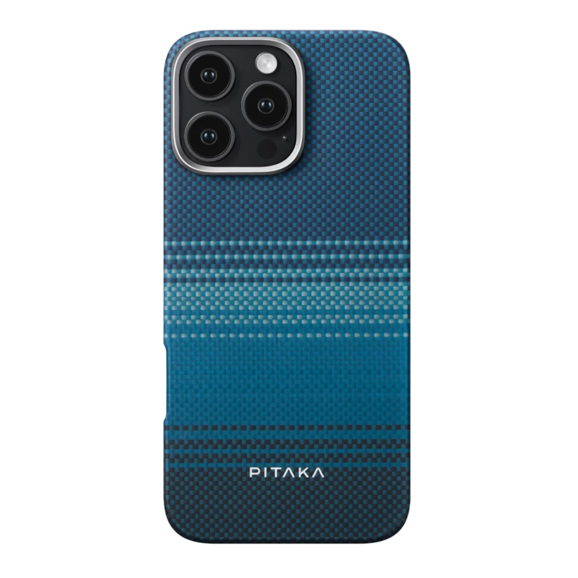 Laptop, Tablete & Telefoane - Husa Pitaka Tactile Woven Aramida compatibila cu Magsafe iPhone 16 Pro Max, Moonrise