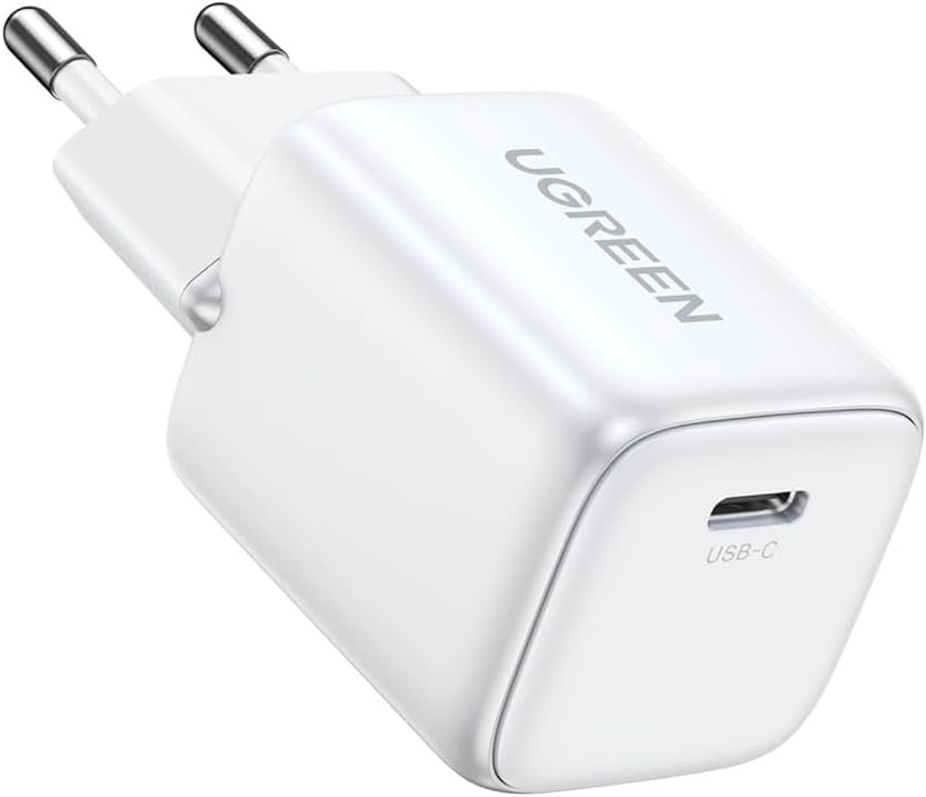 Incarcatoare retea - Incarcator de retea UGREEN Nexode 20W USB-C PD GaN, Alb
